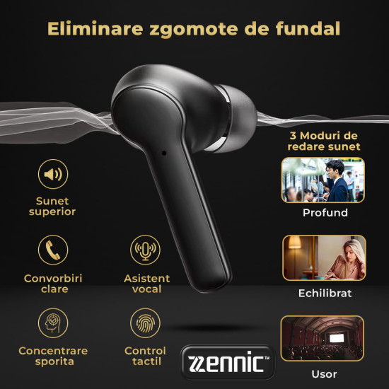 Casti Wireless fara fir Zennic® Beat Evolution